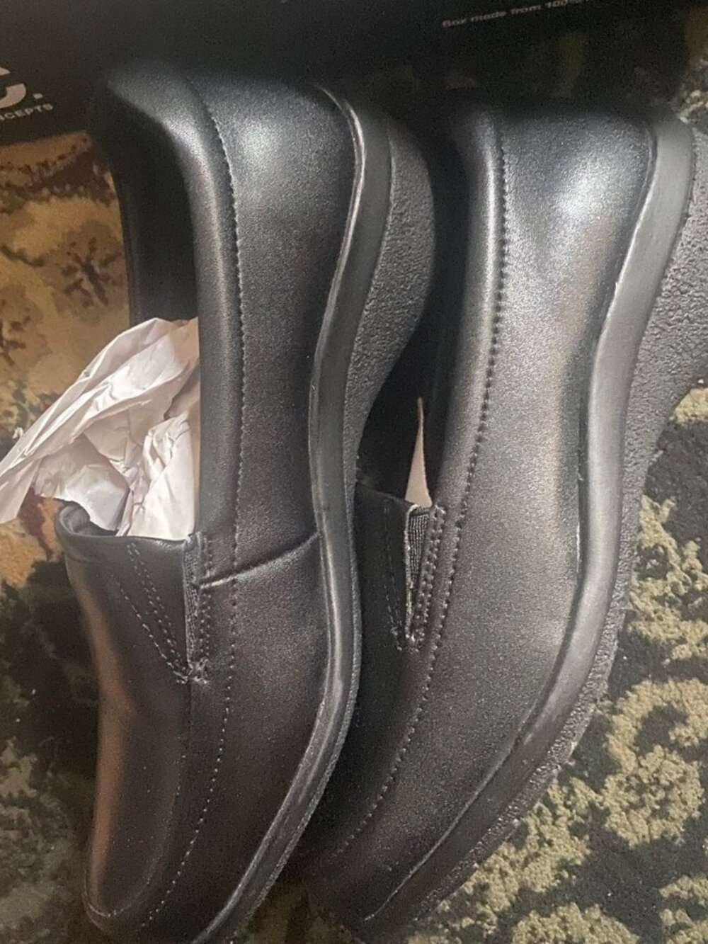 INC International Concepts Women's Black Loafers
